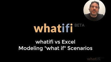 whatifi vs Excel - Modeling "what if" Scenarios