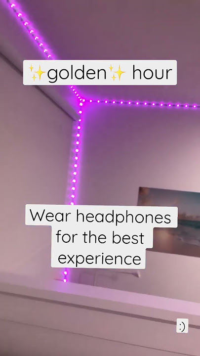 Golden hour wear headphones for the best experience! #trending