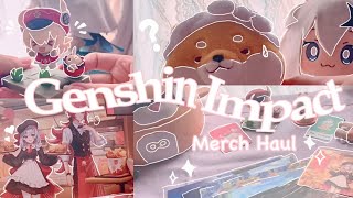 ✧･ﾟ: Unboxing Official Genshin Impact Merch🎀 ･ﾟ:* cute figures + plushies + more!