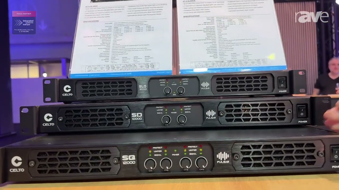 ISE 2026: Steinigke Showtechnic  Showcases CELTO SL Series SLD3000 Amplifier