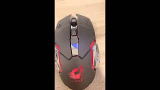 Review 2.4GHz Wireless Gaming Mouse Optical Rechargeable Gaming Mice Silent LED Backlit Ergonomics E