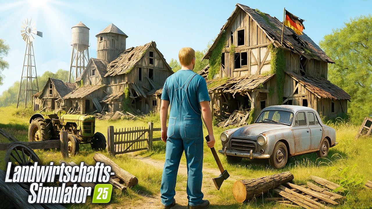 Ich habe 365 Tage damit verbracht, die Farm mit einer Axt und einem Lastwagen wieder aufzubauen!