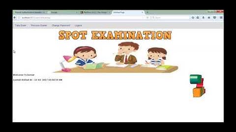 Spot Examination | Final Year Projects 2016 - 2017