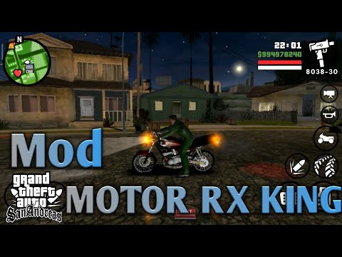 Review cara pasang mod  motor  rx  king  135 di gta  san 