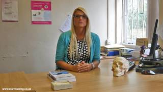Becoming a Dental Nurse apprentice with Start Training.
