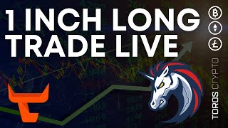 1INCH 100% in 4 Hours. Traded LIVE! Trade of the Year Contender