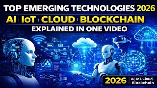Top Emerging Technologies 2026 | AI, IoT, Cloud, Blockchain Explained in One Video