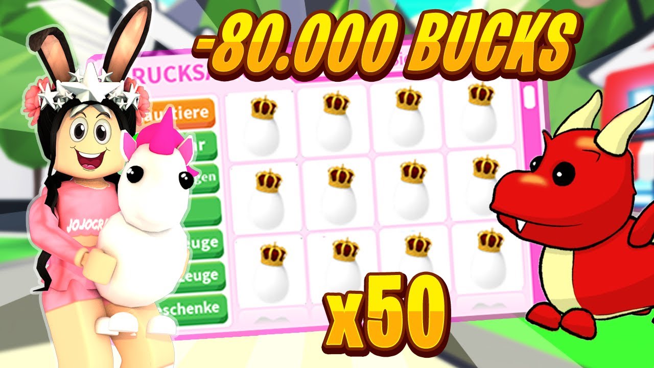 50 Royal Eggs öffnen und SIE bekommt alle SAGENHAFTEN Pets !  | Roblox/Deutsch