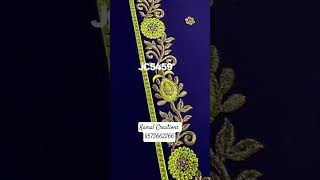 Kamal Computer Embroidery  works..What's App 9573662266. Colour Customization &amp; Shipping Available 🌎