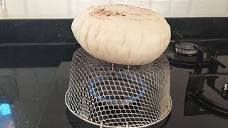 ‼️ SIRRI HAMURUNDA 👌BU NASIL BAZLAMA BALON GİBİ KABARIYOR😳 #bazlamatarifi #ekmek #pide