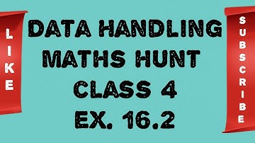Maths hunt class IV ex. 16.2 Data Handling