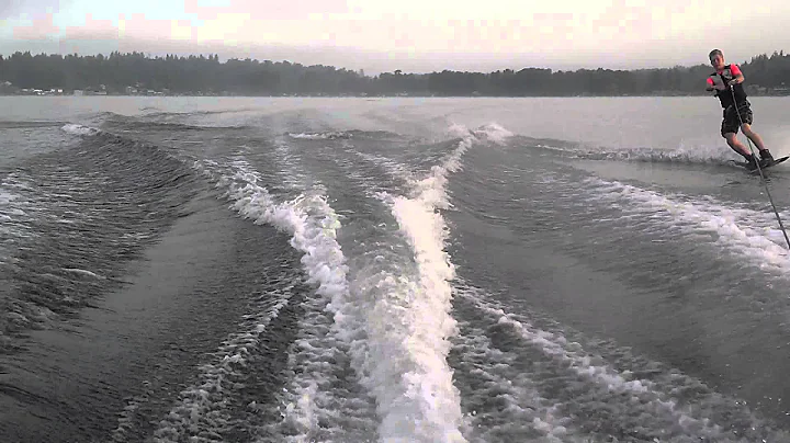 Bryce wakeboarding