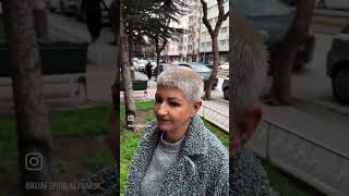 ✨ Modern bir saç rengi, 🤍 beyazın net ve iddialı duruşu bir o kadar müthiş saç kesimi✂️ #hair #saç