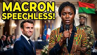 Live In Paris: Brave Burkina Lady Humiliates Macron! Traoré's Spirit Shakes France!