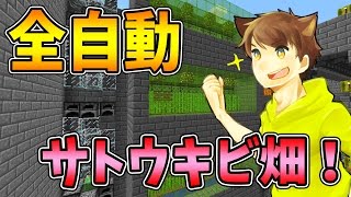 【ぽこくら#193】全自動！オブザーバー式サトウキビ畑！【マインクラフト】ゆっくり実況プレイ