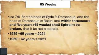 Daniel chp 9 Timeline