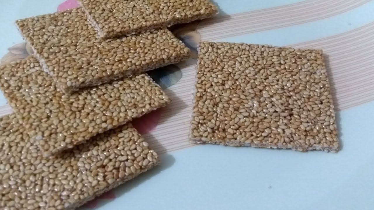 Til gud chikki ki recipe || crispy Til ki chikki || sesame seeds crispy brittle bar