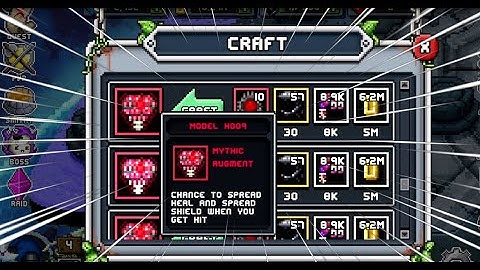 Bit Heroes - Crafting Mythic Brain for Glarzdos!