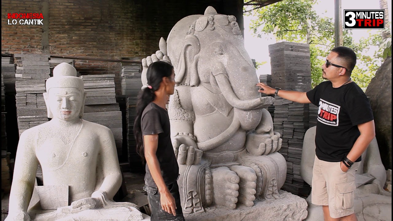 Waryono Pemahat Batu  dari Magelang Indonesia Lo Cantik 