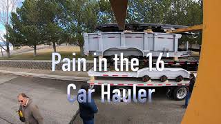 Diamond C Trailer unload time lapse