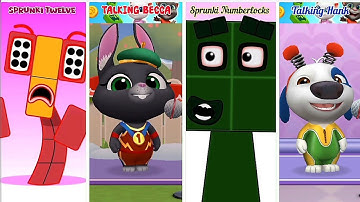 Who Will win-Sprunki Twelve vs Becca vs Sprunki Numberlocks vs Hank ? 😎🤠😇😸| 🔥SUPER BATTLE🔥 Part #265