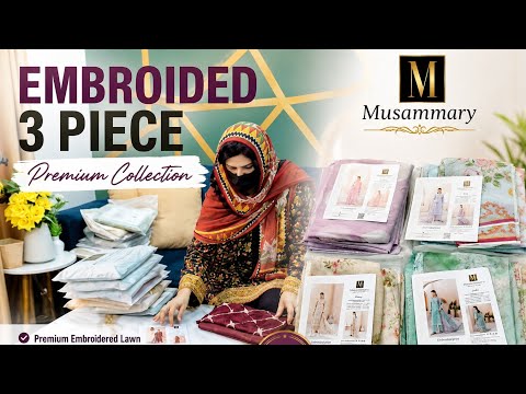 Musammary Embroidered 3 Piece Collection | Premium Lawn Suits Review  | Summer Collection 2026 thumbnail