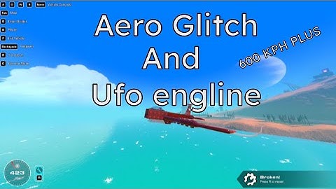 Aero glitch and Ufo Engine: Tutorial