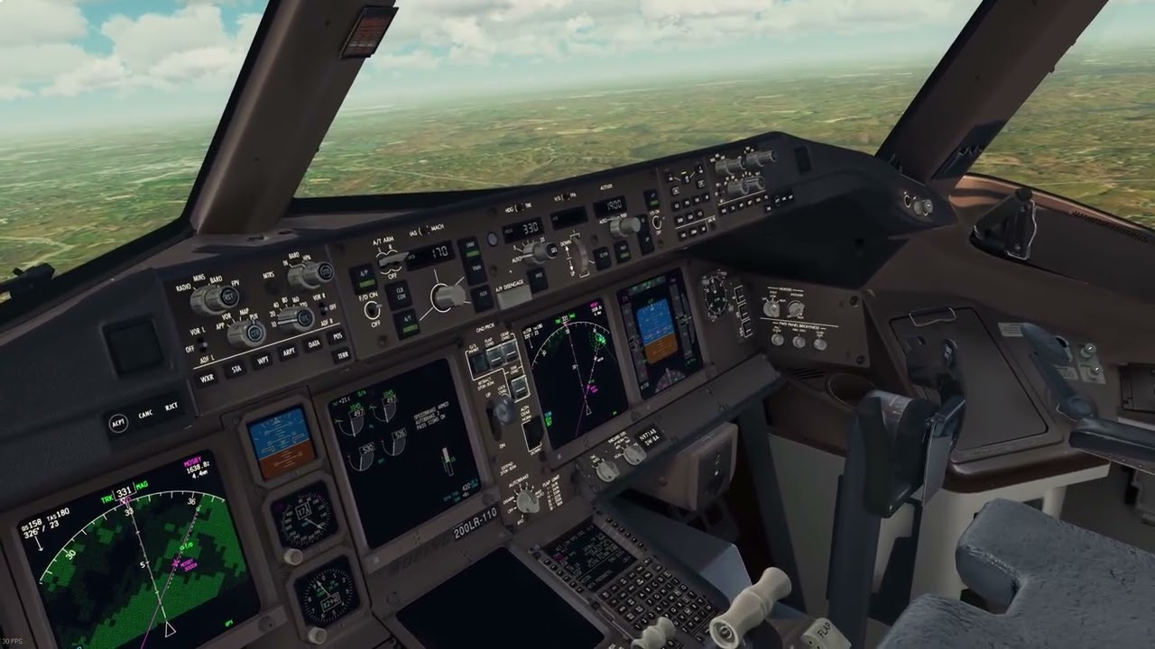 PMDG Boeing 777 Training Flight – IAD Circle-to-Land Procedure – Episode 21