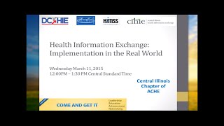 Health Information Exchange: Implementation in the Real World