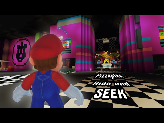 Playing Mario Hide and Seek in the FNAF PIZZAPLEX