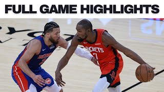 Detroit Pistons vs Houston Rockets | Full Game Highlights | Oct 24, 2025 | 2025-26 NBA Season