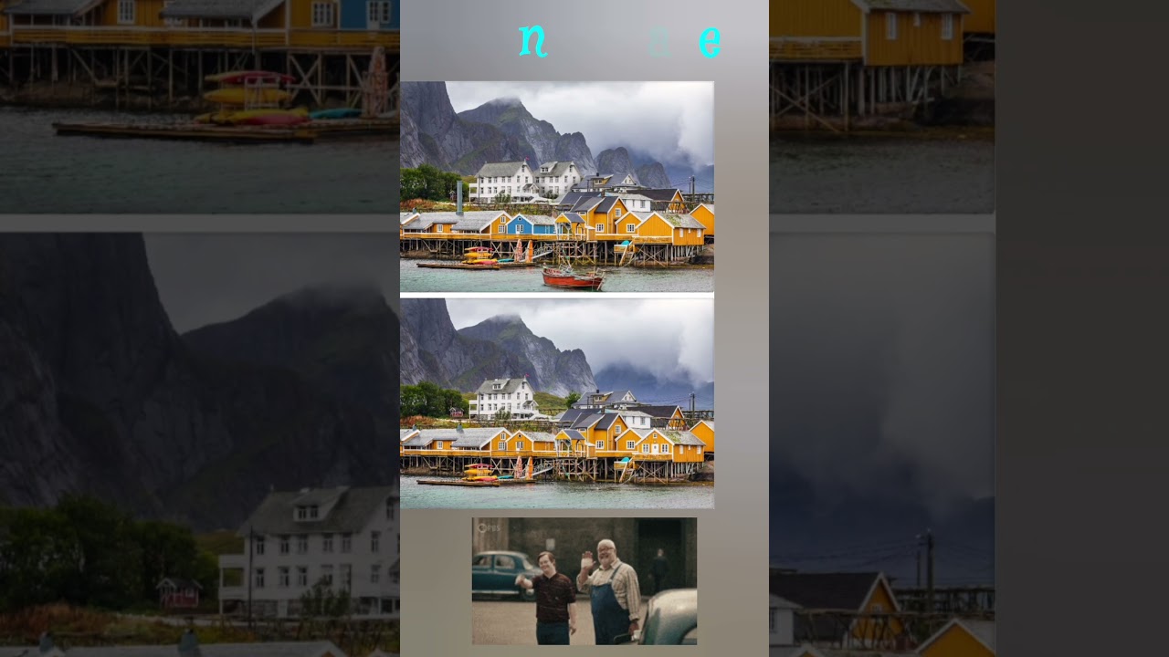 Viking village. Find 7 differences