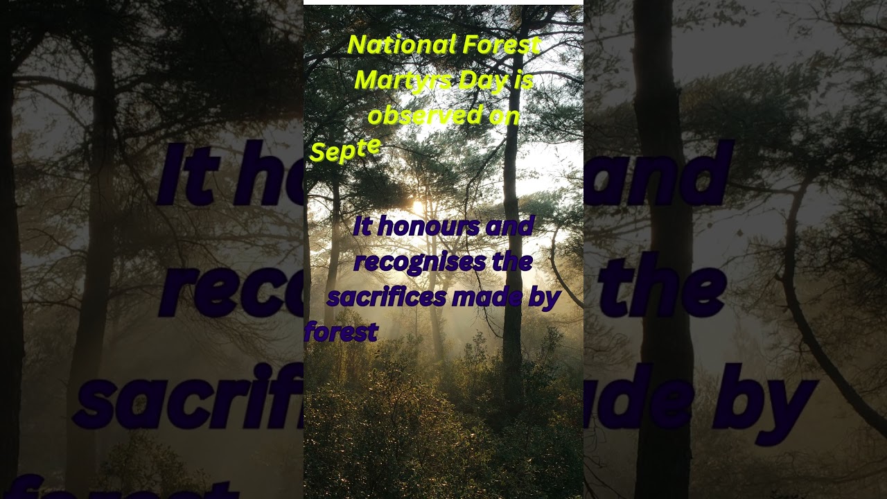 National Forest Martyrs Day