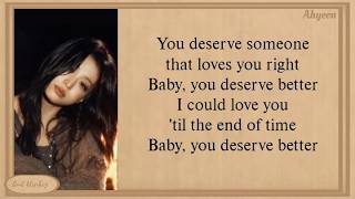 BABYMONSTER DESERVE easy lyrics 