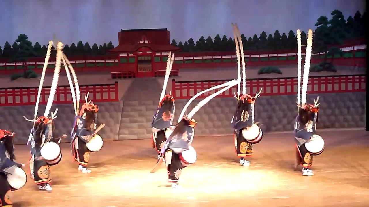 行山流口内鹿踊　「礼庭」