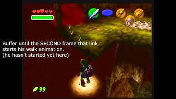 OoT Deku Adult 231 Skip using camera manipulation