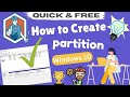 How to Create Partition in Windows 10 & Windows 11 | Create New Drive 😎 | eTechniz.com 👍