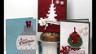 Christmas Card Tutorials 2013 - #3 Die Cut Negatives as Layers