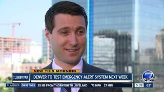 Denver to test emergency alert system