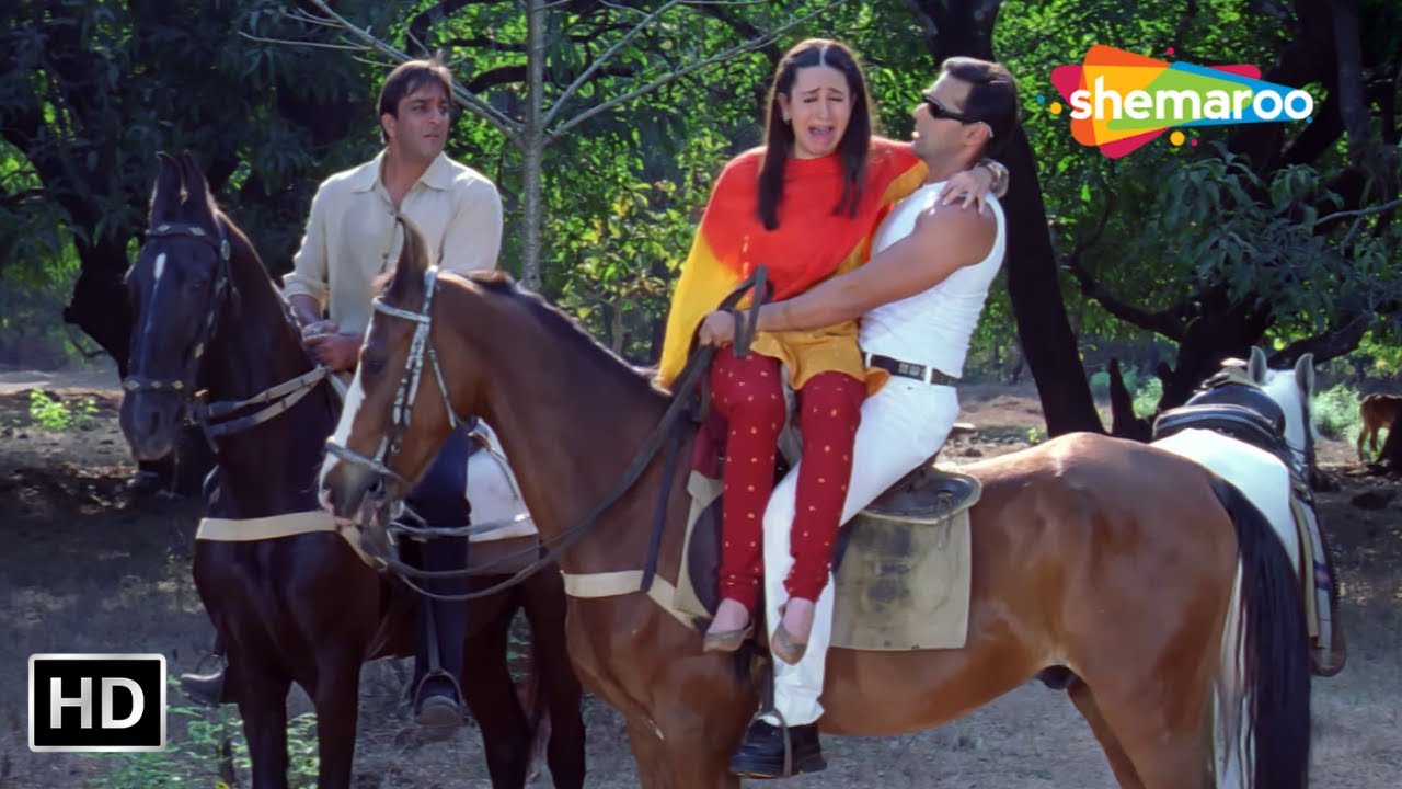 Salman Khan Aur Sanjay Dutt ne Bachai Karisha Kapoor ki jaan | Chal Mere Bhai Comedy Scene | Part 2