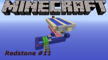 Redstone Tutorial - Hidden Bridge for Lava and Water