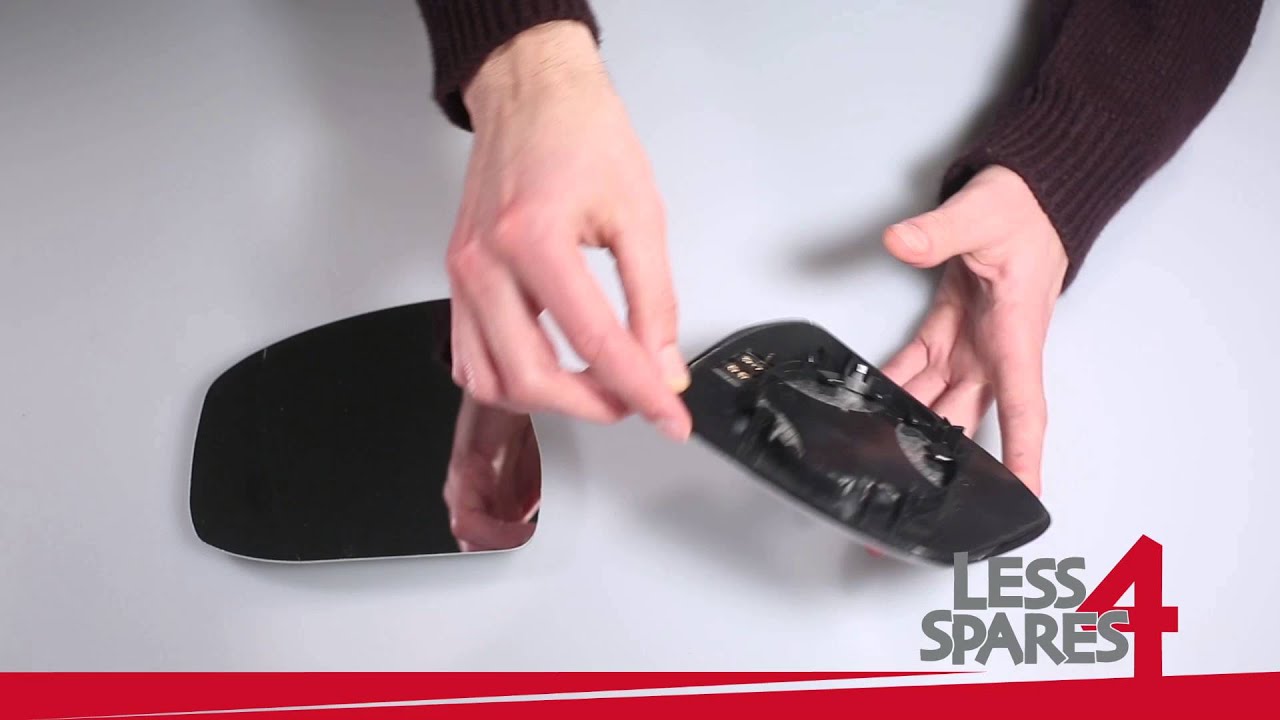 Replacement wing door mirror glass for Ford Focus 20082016 YouTube
