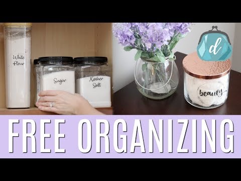 FREE Smudge-Proof Labels Organizing Containers awesome hack