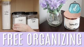 FREE Smudge-Proof Labels + Organizing Containers (awesome hack!)
