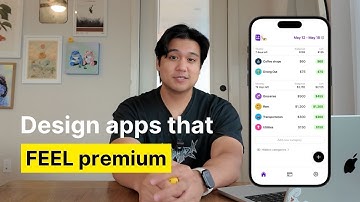 How I Make Apps FEEL 10x Better (5 Design Secrets)