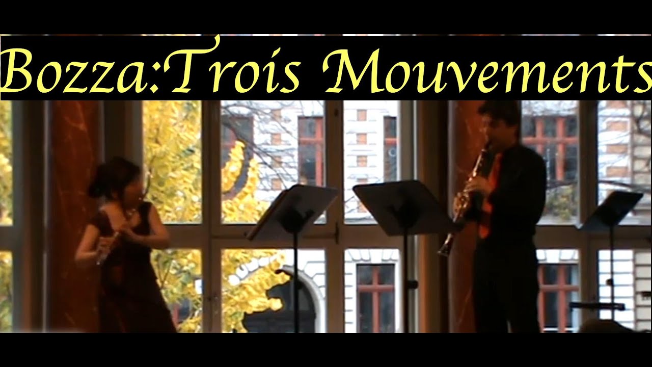 Bozza: Trois Mouvements pour Flûte et Clarinette (Koga/Baerthold)