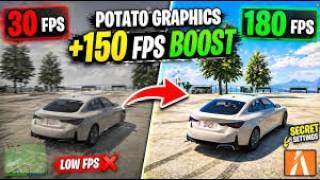 How to Boost FPS in FiveM with Potato Graphics Max Performance  Low End Citizen