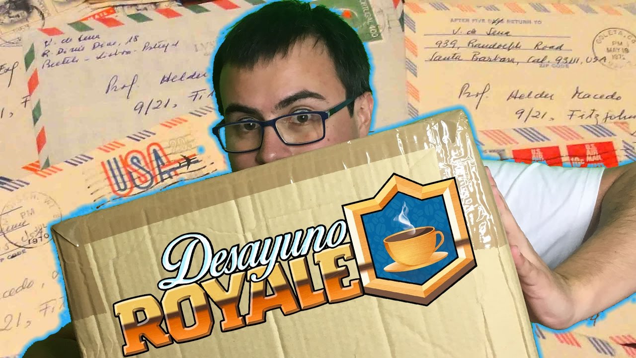 desayuno comidas ¡¡¡LA CAJA!!! Abriendo vuestras cartas | Desayuno Royale con TheAlvaro845 | Español