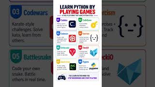 8 Fun Ways to Learn Python by Playing Games | Learn Coding Differently