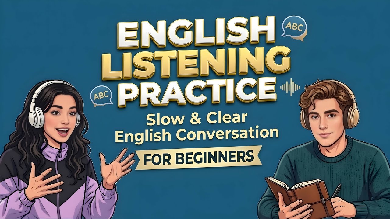 English Listening Practice | Slow & Clear English Conversation for Beginners